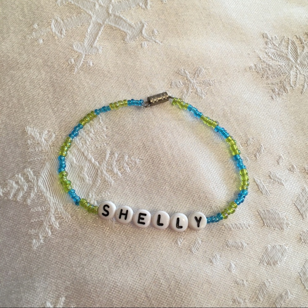 SHELLY 7” personalized name bracelet-NEW